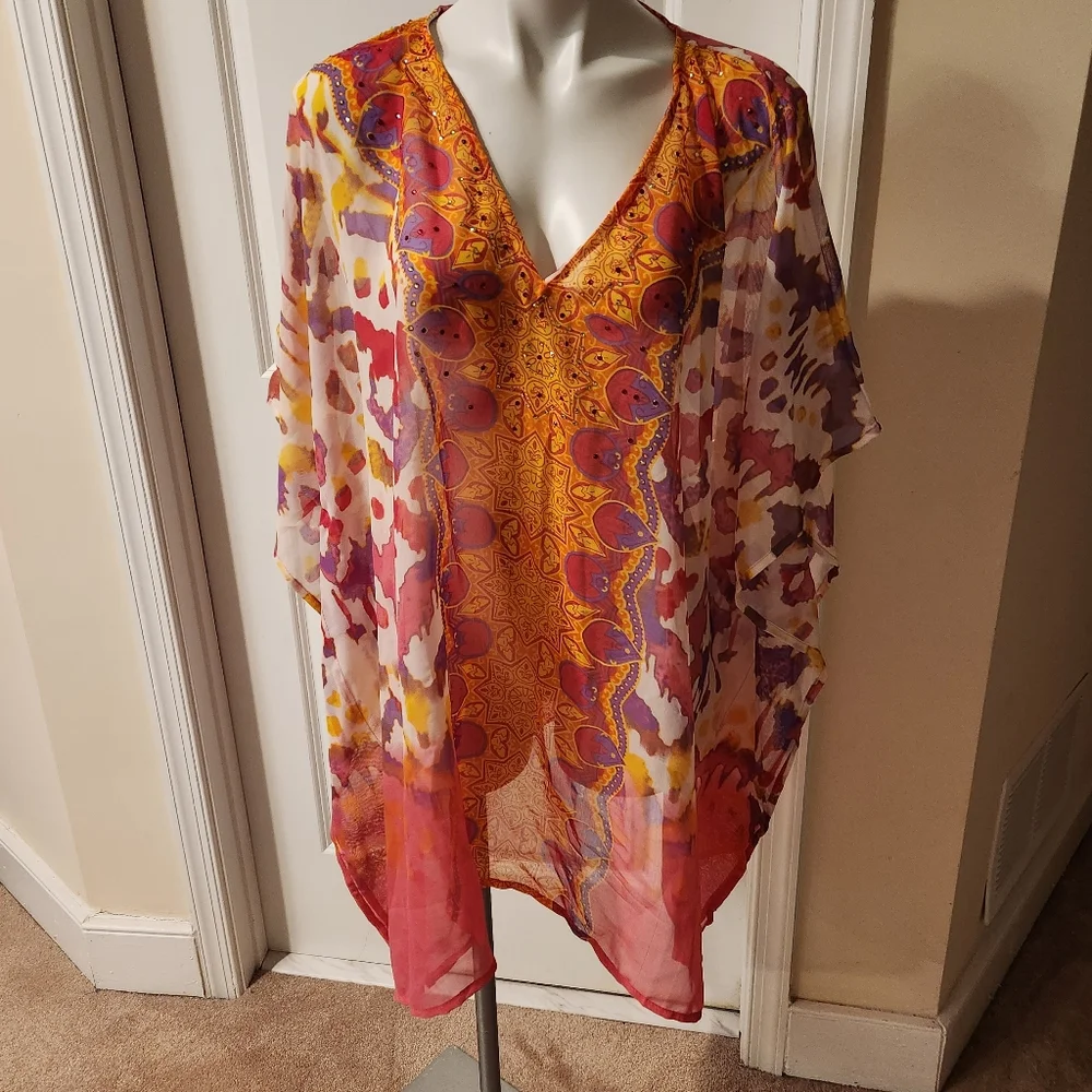 Marbella & Ashford wrap, poncho, cover, one size, with tags
